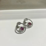 Orecchini Twisted Zirconia
