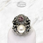 Anello CARIATIDI ZIRCONIA