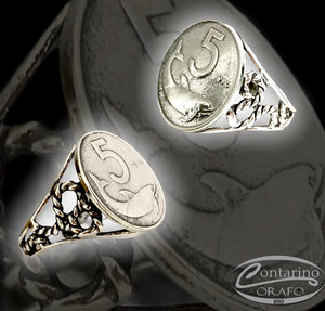Anello 5 LIRE